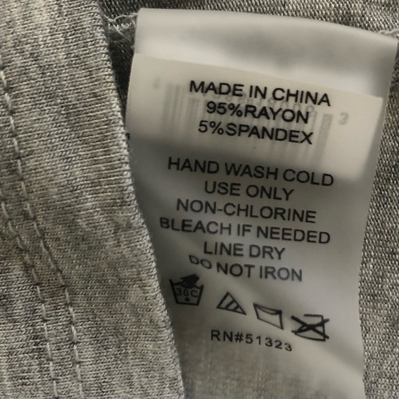 🌼 VINCE CAMUTO Drape Neck Knit Top In Medium Heather Gray M NWT - Picture 6 of 7